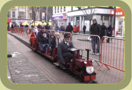 Society Wren at Santa Event Rotherham Town Centre